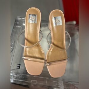 Dolce Vita Beige Block Heels for Women EUC